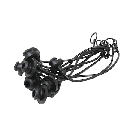 A & I Products Dust Plug, 1/2", Black (10 pkg) 8" x4" x4" A-P211009